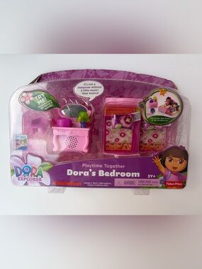 NEW Playtime Together Dora's Dollhouse Bedroom Furniture 2012 Nickelodeon